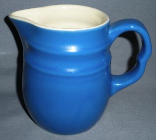   STONEWARE CREAMER PITCHER MADE IN USA OXFORD WARE VINTAGE POTTERY