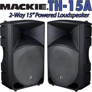 Mackie TH 15a TH15a Thump 15 Powered PA Speaker PAIR
