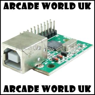 PC & PS3 USB ARCADE CONTROLLER INTERFACE   FOR 1 JOYSTICK AND 12 