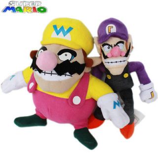 Nintendo Super Mario Brothers 2 Plush Toy Wario WLuigi 25cm Stuffed 