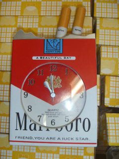Marlboro Reds Pack Clock My Friend cigerettes Happy Time A Beautiful 