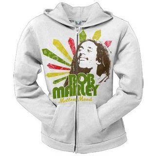 Bob Marley   Mellow Mood Juniors Zip Hoodie