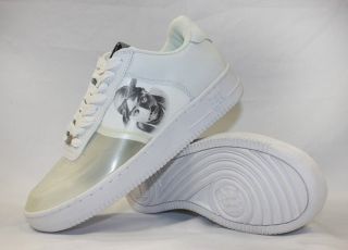 Tupac Sneakers by Makaveli REDEMPTION White/ Transparent Front