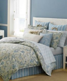 Martha Stewart Regent Paisley Blue 18 Square Decorative Pillow NEW