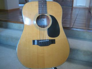 MARTIN SIGMA DM12 4 GUITAR 12 STRING DREADNOUGHT WITH HARD SHELL CASE