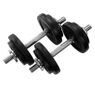 50 lbs Adjustable Solid Cast Iron Dumbbells   Ship by Priority Mail