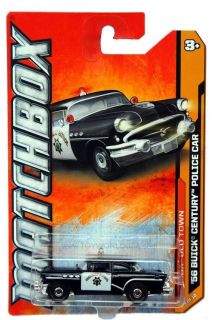 2012 Matchbox #69 MBX Old Town 56 Buick Century Police Car