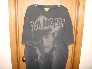 NWOT Alan Jackson Tshirt Size XXL Alans Face is Shadowed on a Black T 