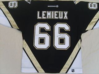 Mario Lemieux Autographed Pittsburgh Penguins Jersey w/ COA