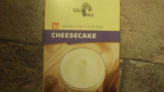 BOX IDEAL DIET PROTEIN CHEESECAKE PUDDING OR SHAKE 7 PKT/W 15G 
