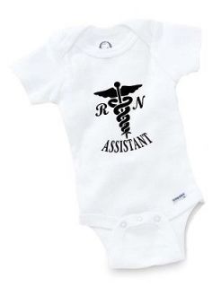 RN Assistant Onesie Baby Shower Nurse Medical Gift Funny Cute Custom 