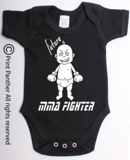 FUTURE MMA FIGHTER MIXED MARTIAL ARTS UFC BABY GROW UNIQUE ROMPER 
