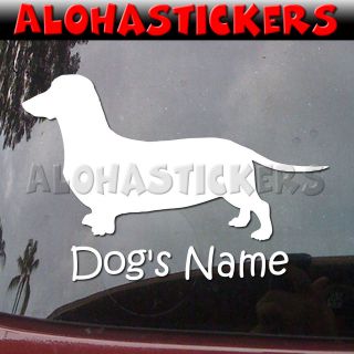   DOG Breed Personalize Car Truck Vinyl Decal Window Sticker B109