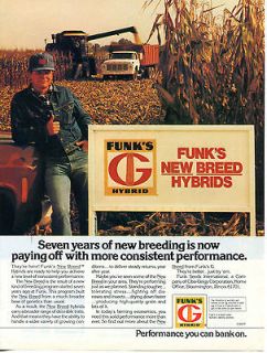 1982 Funks G Hybrid Corn Seed Ad