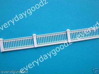M06  Scale Model Trains Layout Set Fence 1 Meter OO HO