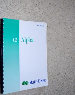 Math U See Alpha  Student Test Booklet  *SAVE*