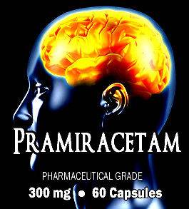 Pramiracetam 300mg 60 Cap IMPROVE Memory, Attention, Focus 