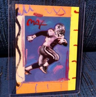 1997 TOPPS GALLERY PETER MAX EMMITT SMITH #PM3 INSERT CARD