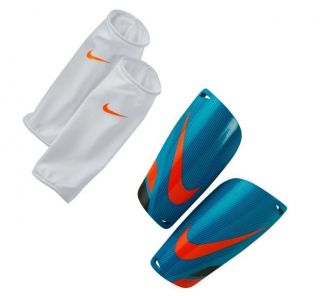 Nike Mercurial Lite Soccer Shinguard   Retro Turquoise/Oran​ge