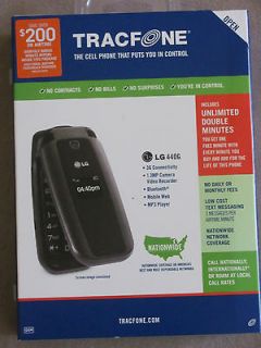 Brand New Factory Sealed LG 440G TracFone (Flip Cell Phone) 3G, Camera 
