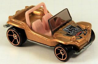 FTE Variation MEYERS MANX dune buggy 2005 #139 gold loose Hot Wheels 