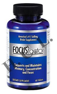 Focus Factor ( FocusFactor), Vitamine for Brain Support, 60 Tablets