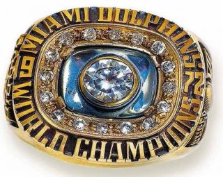 miami dolphins super bowl ring in Football NFL