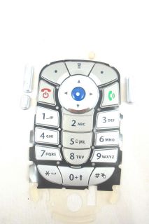 Motorola V551 V557 V500 OEM Cellphone Keypad Silver Replacement 