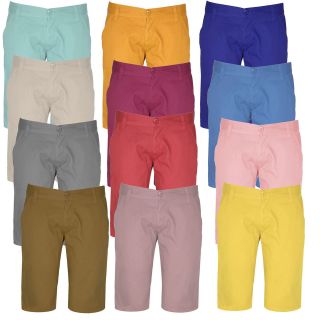 Mens Shorts Casual Summer Straight Design Soft Cotton Denim Chino 28 