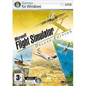 Microsoft Flight Simulator X Deluxe Edition PC B/New