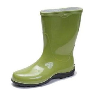 SLOGGERS TALLBOOT SLOGGERS RAIN BOOTS WOMENS RAINBOOTS GREEN SIZES 6 