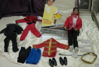 Michael Jackson Vintage American Music Awards Doll Clothes Shoes 