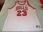 Michael Jordan 23 white Bulls jersey mens size 52 NEW