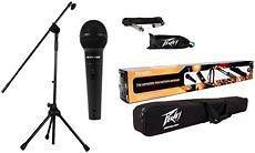PEAVEY MSP1 MICROPHONE+MIC STAND PACKAGE+GIG BAG NEW