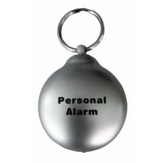   Here QAlarmSilver Personal Panic Micro Keychain Alarm, Silver