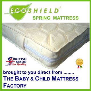  BED BUG SPRUNG MATTRESS 200 x 90 cm single spring   great for bunk 
