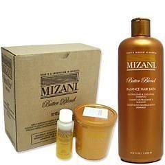 Mizani Butter Blend Relaxer Kit & Hair Bath Shampoo Set