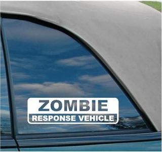 Zombie Response Vehicle Funny Decal weapon xd ar15 ak47