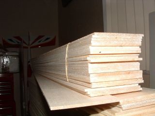 BALSA WOOD 10 SHEET OF ONE OF THE BEST QUALITY 1/8X4X36 