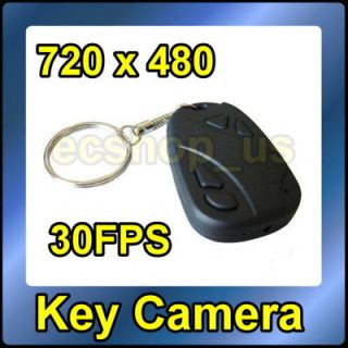 New 808 Car Key Micro camera Spy DVR Cover Video Recorder Support TF 