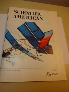 July 1982 Ultralight Airplanes aircraft art Scientific American 