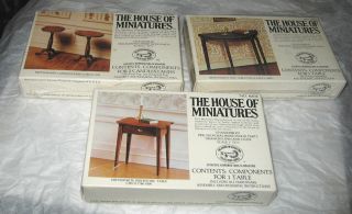House of Miniatures Collectors Series Unassembled Dollhouse Furniture 