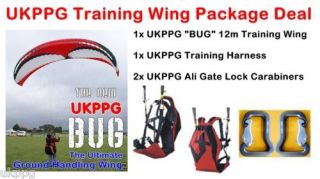 Ground Handling Wing & Harness Paraglider Paramotor