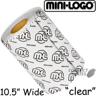 MINI LOGO Clear Skateboard Griptape Grip Tape 10.5 Wide Longboard Old 