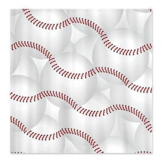 Baseball Sports Shower Curtain by  647027546