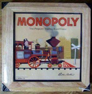 The Classic Wooden 1930s Nostalgia Monopoly Board Game