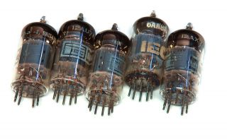 Used pre amp Tubes   12ax7 12au7 6an8a All British Vintage No 