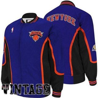 New York Knicks Mitchell and Ness Warm Up Jacket Vintage 1996 1997 