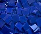 500 BLUE opal Mosaic Tile Tiles Stained Glass art craft MADE IN USA