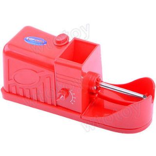   Tobacco Filling Injector Rolling Machine with Power Adapter   Red